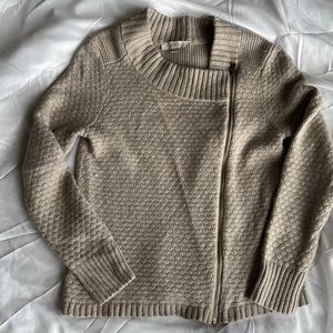 Loft Zippered Cardigan